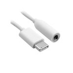 Cablu adaptor Huawei Type-C la mufa Jack 3.5mm, white