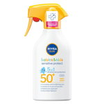 Nivea Sun Babies & Kids spray pentru protectie solara pentru copii SPF 50+ 270 ml, Nivea