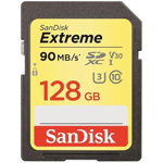 Card memorie SanDisk SDXC Extreme 128GB UHS-I U3 Class 10 V30