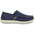 Pantofi Crocs Men's Santa Cruz Slip-On Albastru - Navy/Stucco