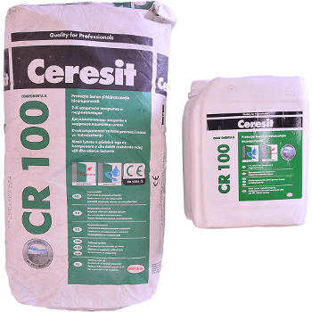 Mortar hidroizolant Ceresit CR 100, semi-flexibil, bicomponet, 25 kg, henkelceresit