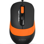 Mouse optic cu fir A4Tech FM10 1600DPI USB portocaliu