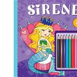 Sirene - Carte de colorat, Editura Kreativ