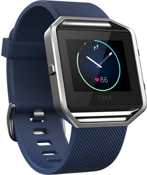 Smartwatch Fitbit Blaze, Curea Silicon L, Albastru