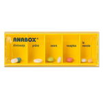 Organizator medicamente pentru utilizare zilnica, 1 bucata, Anabox, Anabox