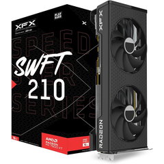 Placa video XFX Radeon RX 7600 XT Speedster SWFT 210 Core 16GB GDDR6 1‎28-bit, XFX
