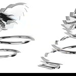 Suport pentru uscatorul de par Capri, Wenko, 10x15.5x9.5 cm, zinc, argintiu lucios, Wenko