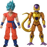 Bandai Dragon Stars Series Golden Frieza Vs Super Saiyan Blue Goku Battle Pack 17cm 