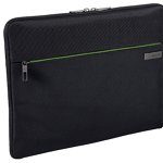 Husa pentru Laptop 15,6", negru, Power LEITZ Smart Traveller, LEITZ