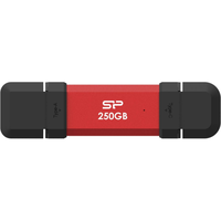 SSD Extern DS72 250GB USB-C Red, SILICON POWER COMPUTER  COMMUNICAT