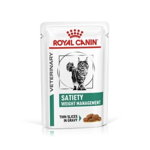 Pachet Royal Canin Satiety Weight Management, 12x 85 g, Royal Canin Veterinary Diet