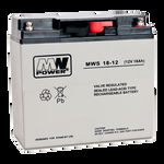 Acumulator 12V, 18Ah - MWS - MWS12-18, MW Power