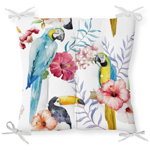 Perna de sezut Minimalist Cushion Covers Parrot 40x40 cm - Minimalist Home World, Albastru, Minimalist Home World