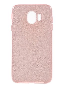 Husa de protectie, Glitter Case, Samsung Galaxy J4, Roz, OEM