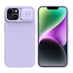 Husa Compatibila cu Apple iPhone 15 Plus - Nillkin CamShield Silky MagSafe Silicone - Misty Purple