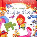 Carte cu puzzle Scufita Rosie (cu 6 puzzle-uri), 