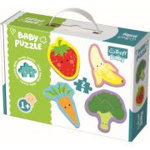Puzzle baby clasic fructe si legume 8 piese, Trefl, 