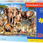 Puzzle 200 piese Savanna Animals - Castorland 222155