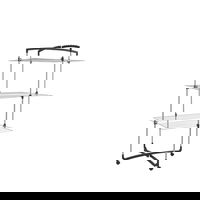 Uscator de rufe vertical Metaltex, model Faro Plus, 3 nivele, pliabil, 28 m