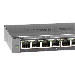 Switch GS108E Managed Gigabit Ethernet (10/100/1000) Black, NetGear