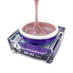 Gel UV Constructie- Jelly Glittery Chic 15 ml Allepaznokcie - JGC15 - Everin.ro, Allepaznokcie