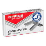 Capse cupru OFFICE Products 24/6, color, 1000 buc/cut