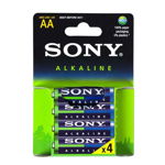 Baterii alcaline Sony Blue, R3/AAA, 4 buc