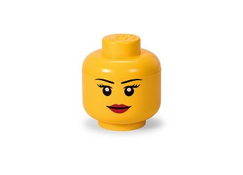Cutie depozitare s cap minifigurina lego fetita, Lego