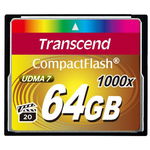 Compact Flash 1000x 64GB, Transcend