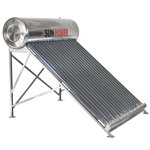 Panou solar nepresurizat, boiler inox, 122L, 15 tuburi, regulator , Mathaus