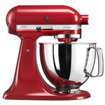 Mixer planetar Artisan Elegance KitchenAid 5KSM125EER, 300 W, 4,8 l, Direct drive, 10 viteze, Empire red, KitchenAid