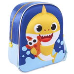 Rucsac Baby Shark 3D Cerda, 25x31x10 cm, Cerda