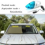 Pachet auto: Aspirator auto + Rainbrella, solutii impotriva excesului de umezeala