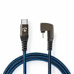 Cablu de date si incarcare USB-C la Apple Lightning MFI unghi 180 grade 2m, Nedis GCTB39650AL20, Nedis