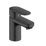 Baterie stativa lavoar Hansgrohe Vernis Blend cu ventil Negru Mat, Hansgrohe