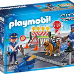 Playmobil - Blocaj Rutier Al Politiei