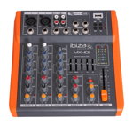 Mixer audio 4 canale, cu egalizator, port USB, Ibiza Sound, MX401 , Ibiza Sound