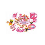 Set 80 accesorii zi de nastere, Multistore, Plastic, 63 x 76 x 41 cm, Multicolor