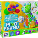 Set de creatie cu argila usoara Pino Friend Dino, +3 ani, Okto