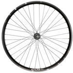 Roata Bicicleta Spate Atlas 26inch, Profil Dublu Culoare Negru, Cnc, Spite Otel Nichelate, Butuc Metal, Pinion Argintiu, 3/8, 36H, ATLAS