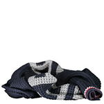 Fular din Material textil Tommy Hilfiger AM0AM05300-BLU, Negru