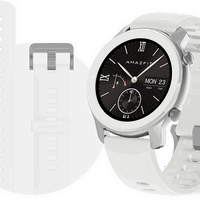 Smartwatch Huami Amazfit GTR, Display AMOLED 1.2", Bluetooth, GPS, Bratara Cauciuc 42mm, Android/iOS (Rosu)