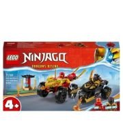 LEGO Ninjago: Infruntarea dintre Kai in masina si Ras 71789, 4 ani+, 103 piese