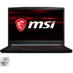 Laptop MSI GF63 Thin 10SCSR 15.6 inch FHD Intel Core i7-10750H 8GB DDR4 512GB SSD nVidia GeForce GTX 1650 Ti 4GB Free DOS Black