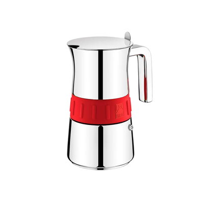 Cafetiera inox, 300ml, "Elegance", Rosu - BRA, BRA
