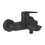 Baterie cada Grohe Start 322782432, 1/2'', aparenta, monocomanda, diverter, mat, Negru