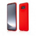 Husa de protectie Vetter pentru Samsung Galaxy S8 Plus, Clip-On Soft Touch Silk Series, Red, 