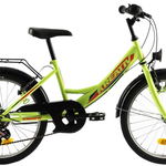 Bicicleta Copii Kreativ 2014, Cadru 12", Roti 20" (Verde)