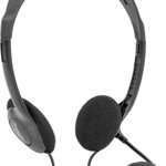 Casti cu microfon PC Defender Aura 102 negru, cablu 1,8 m, Defender
