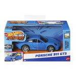 Masinuta metalica cu sistem pull back Porsche 911 GT3 scara 1: 43, Hot Wheels, 